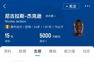 如何评价?拜仁得杰克逊1年使用权 切尔西获得钱+工资+潜在超多钱