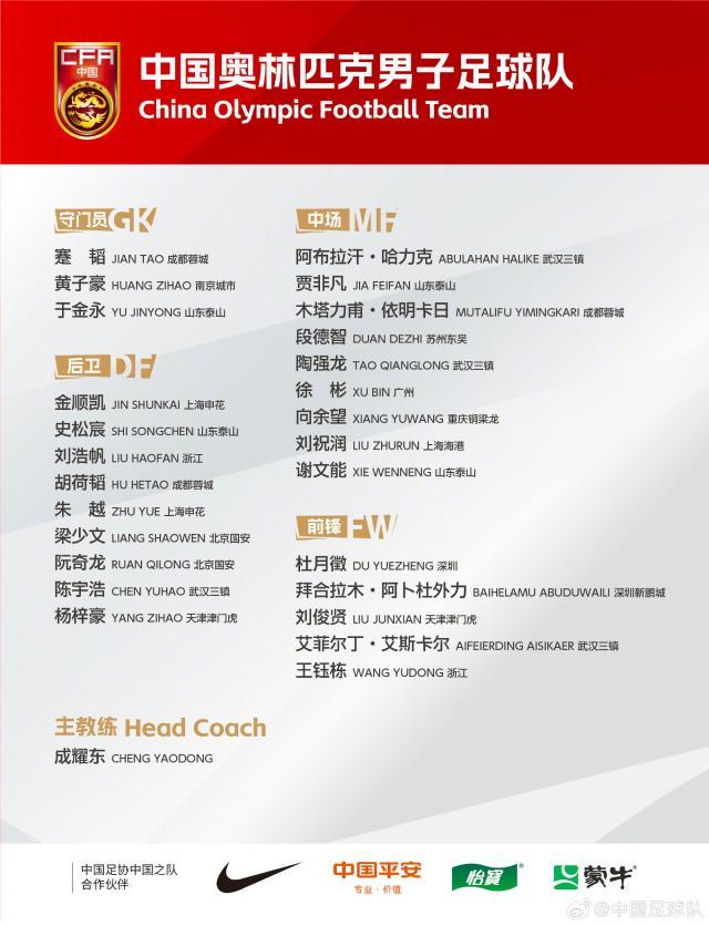 尴尬！谢文能同时入选国足国奥 缺席报告该打给谁？